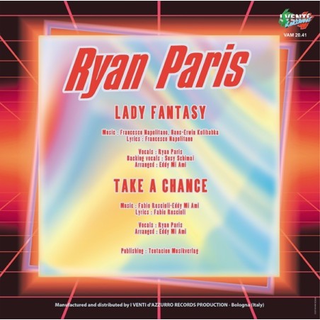 RYAN PARIS - LADY FANTASY / TAKE A CHANCE (VINYL)