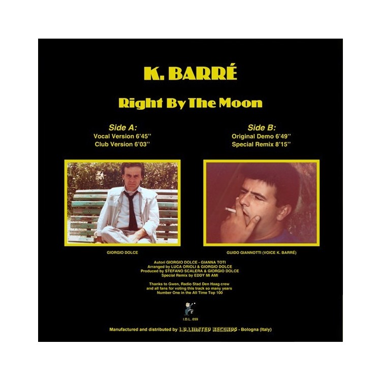 K.BARRÉ - RIGHT BY THE MOON (VINYL)