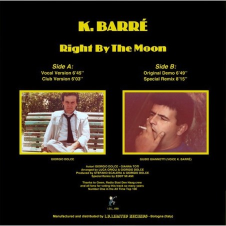 K.BARRÉ - RIGHT BY THE MOON (VINYL)