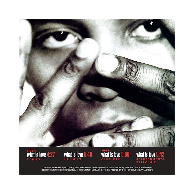 HADDAWAY - WHAT IS LOVE - BLUE VINYL