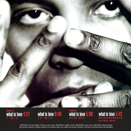 HADDAWAY - WHAT IS LOVE - BLUE VINYL