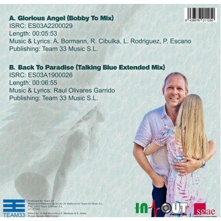 ALEX BLUE - GLORIOUS ANGEL (BOBBY TO MIX) (TURQUOISE VINYL)