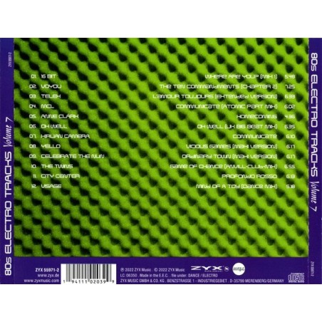 80s ELECTRO TRACKS Vol.7 (CD)