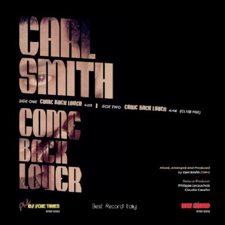CARL SMITH - COME BACK LOVER (VINYL)