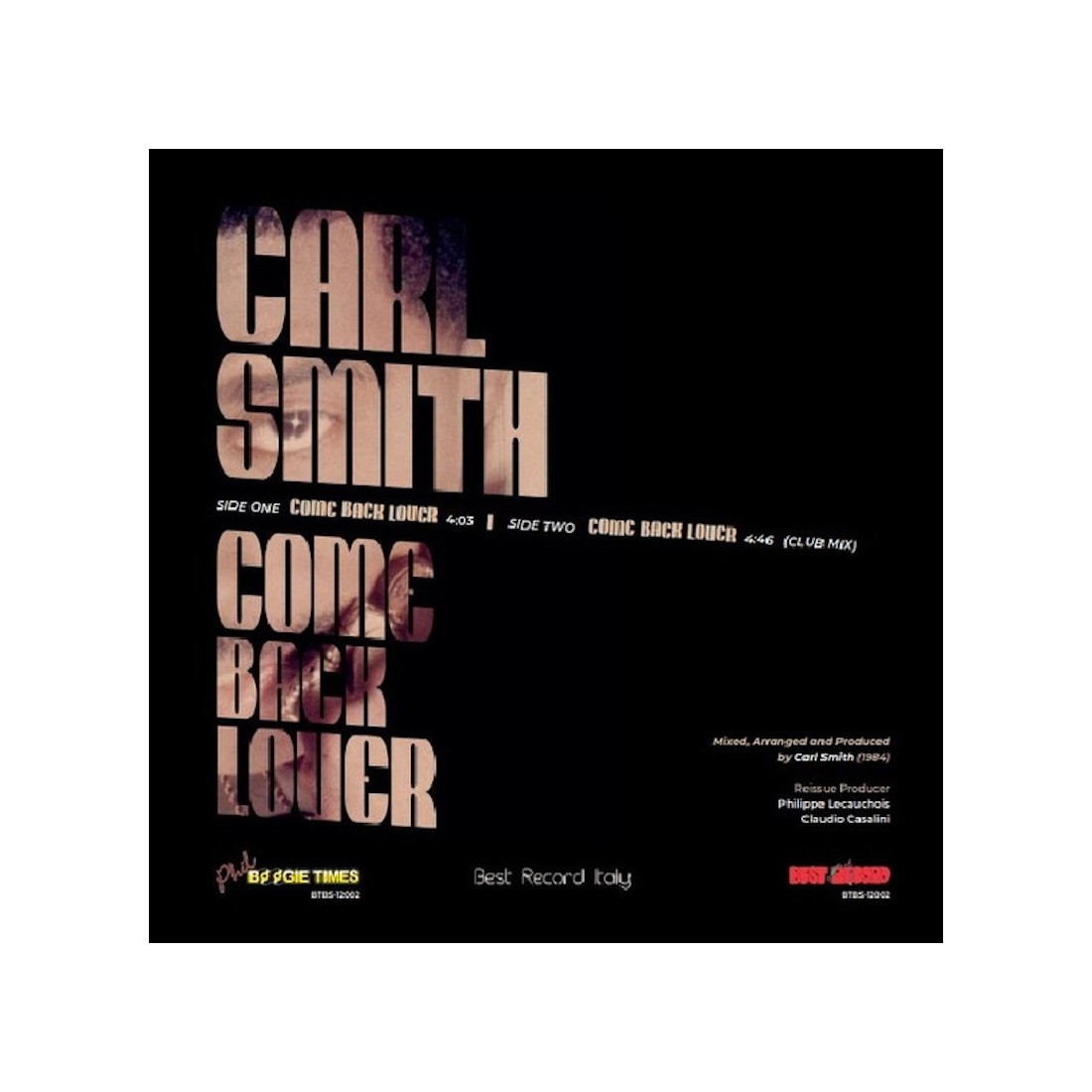 carl smith come back lover トップ レコード