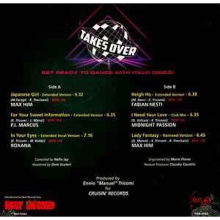 TAKES OVER - CRUISIN' COMPILATION (VINYL)