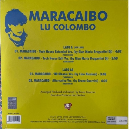 LU COLOMBO, GIAN MARIA BRAGANTINI - MARACAIBO (YELLOW VINYL)