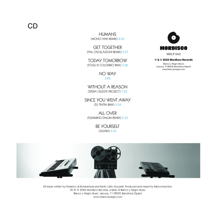 ITALOCONNECTION - MIDNIGHT REWORKS (CD CARTON BOARD)