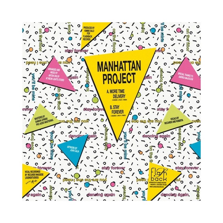 MANHATTAN PROJECT - MORE TIME DELIVERY / STAY FOREVER (VINYL)