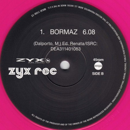 HYPNOSIS - OXYGENE / BORMAZ (PINK VINYL) HYPNOSIS - OXYGENE / BORMAZ (PINK VINYL)