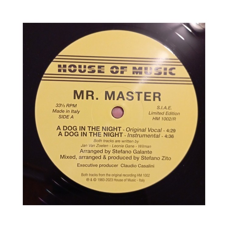 MR. MASTER -  A DOG IN THE NIGHT (VINYL)