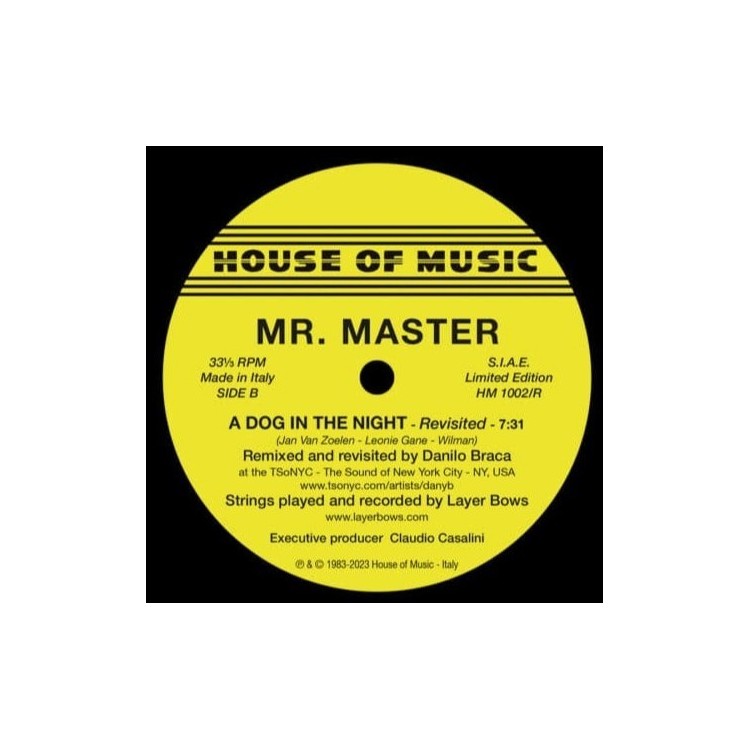 MR. MASTER -  A DOG IN THE NIGHT (VINYL)