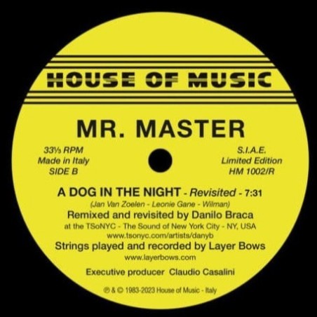 MR. MASTER -  A DOG IN THE NIGHT (VINYL) MR. MASTER -  A DOG IN THE NIGHT (VINYL)
