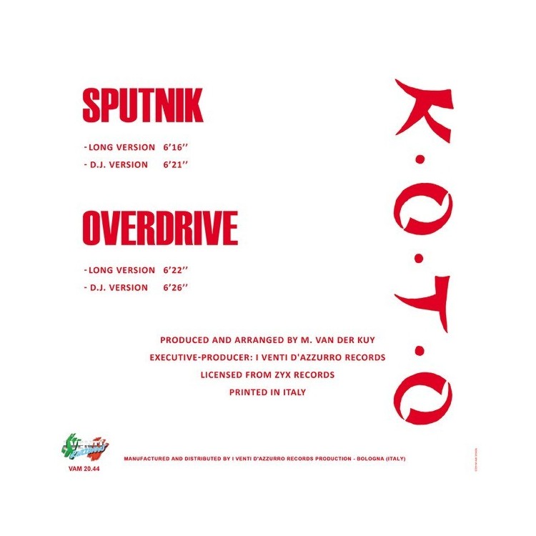 KOTO  - SPUTNIK / OVERDRIVE LOVER (VINYL)