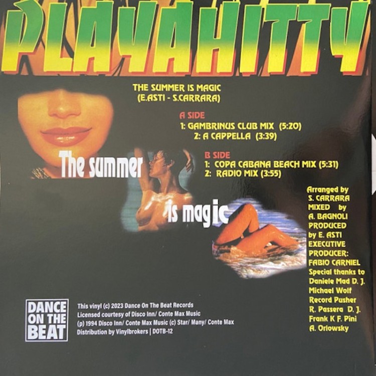 PLAYAHITTY - THE SUMMER IS MAGIC (YELLOW VINYL)