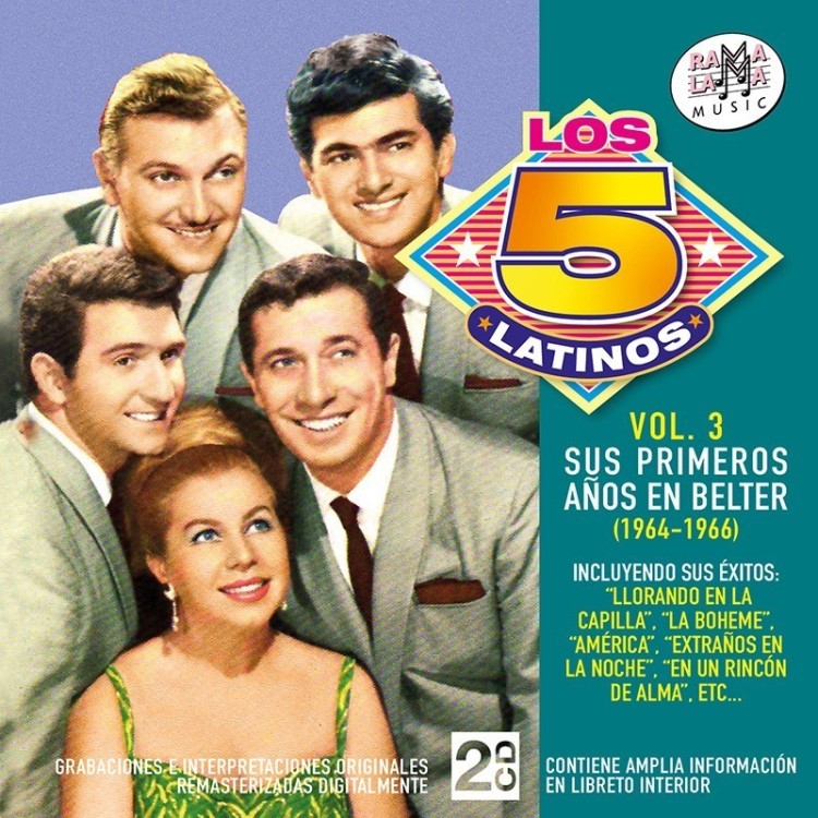 LOS CINCO LATINOS Vol.3 (SUS PRIMEROS AÑOS EN BELTER 1964-1966) - 2CD