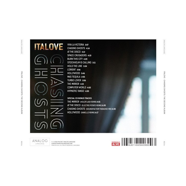ITALOVE - CHASING GHOSTS (CD / LP)
