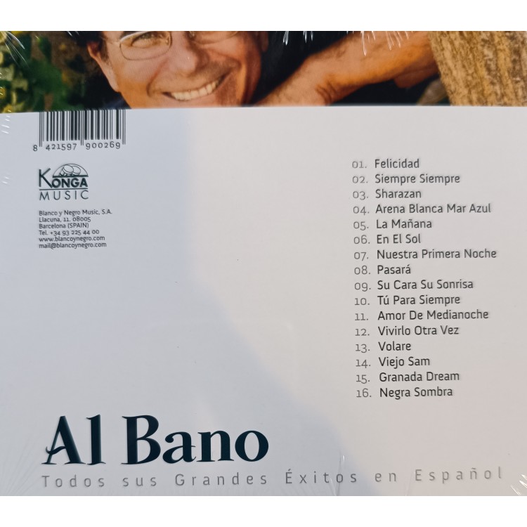 AL BANO - TODOS SUS GRANDES EXITOS EN ESPAÑOL - CD