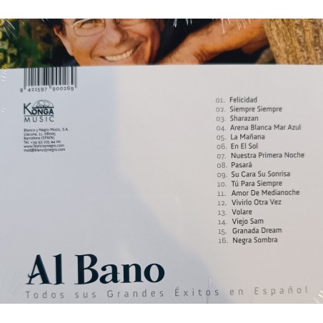 AL BANO - TODOS SUS GRANDES EXITOS EN ESPAÑOL - CD AL BANO - TODOS SUS GRANDES EXITOS EN ESPAÑOL - CD
