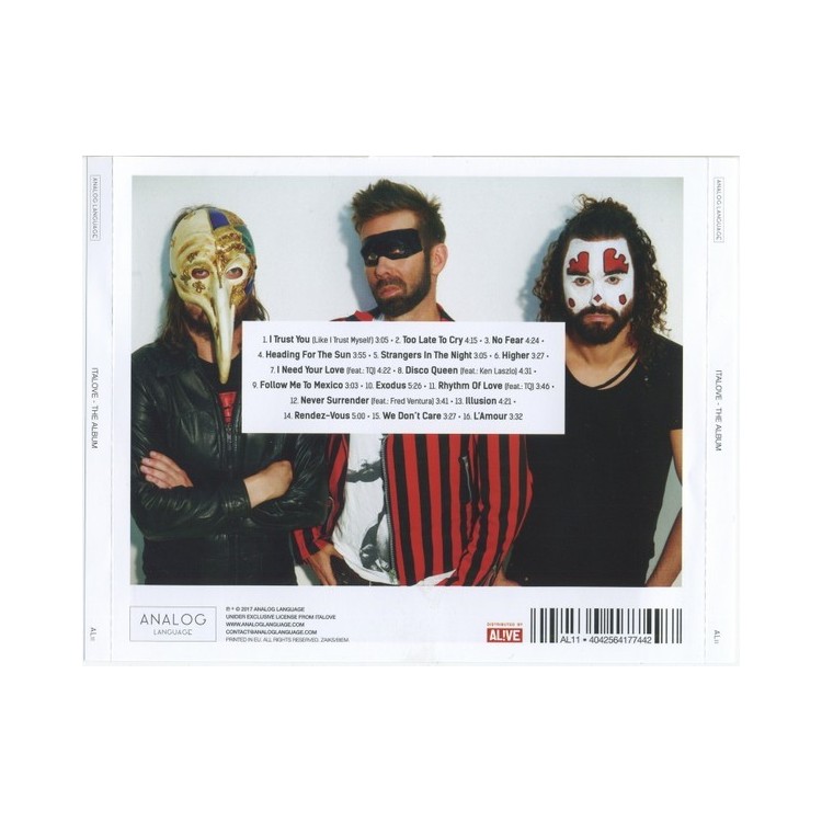 ITALOVE -THE ALBUM - CD / LP (VINYL)