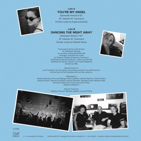 DYVA - YOU'RE MY ANGEL/DANCE THE NIGHT AWAY (WHITE VINYL)