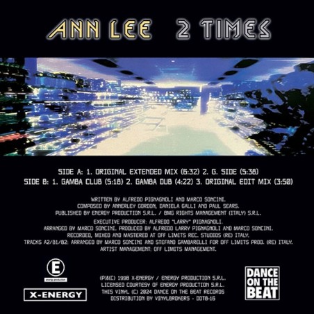 ANN LEE - 2 TIMES (YELLOW VINYL)