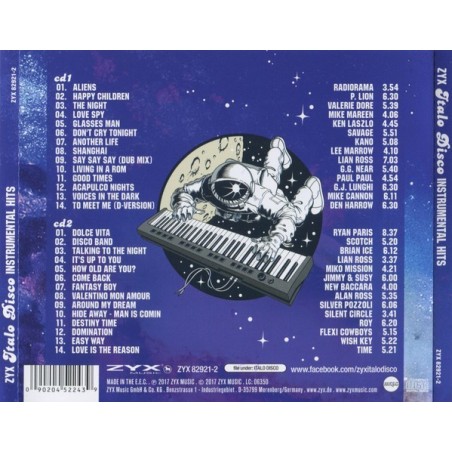 ZYX ITALO DISCO INSTRUMENTAL HITS - 2CD