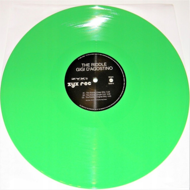 GIGI D'AGOSTINO - THE RIDDLE (GREEN VINYL)