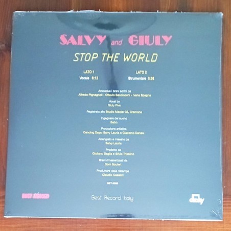 SALVY & GIULY - STOP THE WORLD (VINYL)