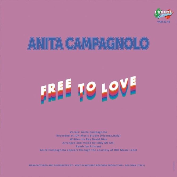 ANITA CAMPAGNOLO - FREE TO LOVE (VINYL)