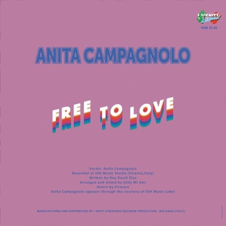 ANITA CAMPAGNOLO - FREE TO LOVE (VINYL) ANITA CAMPAGNOLO - FREE TO LOVE (VINYL)