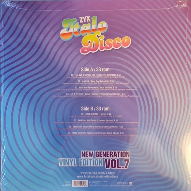 ZYX ITALO DISCO NEW GENERATION: VINYL EDITION VOL.7 (VINYL)