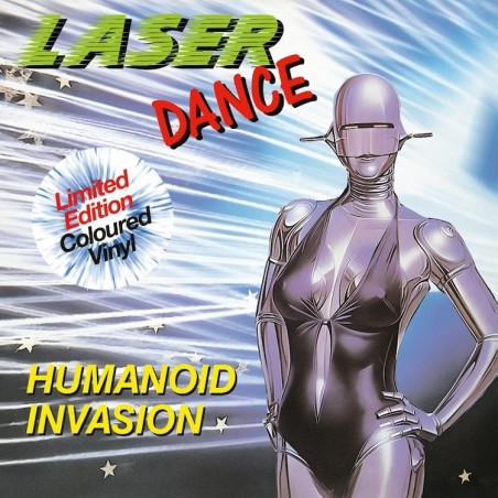 LASERDANCE - HUMANOID INVASION (BLUE AND WHITE MARBLED VINYL)