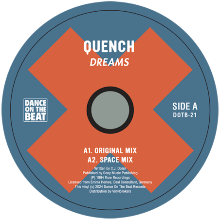 QUENCH - DREAMS (WHITE TRANSPARENT VINYL)