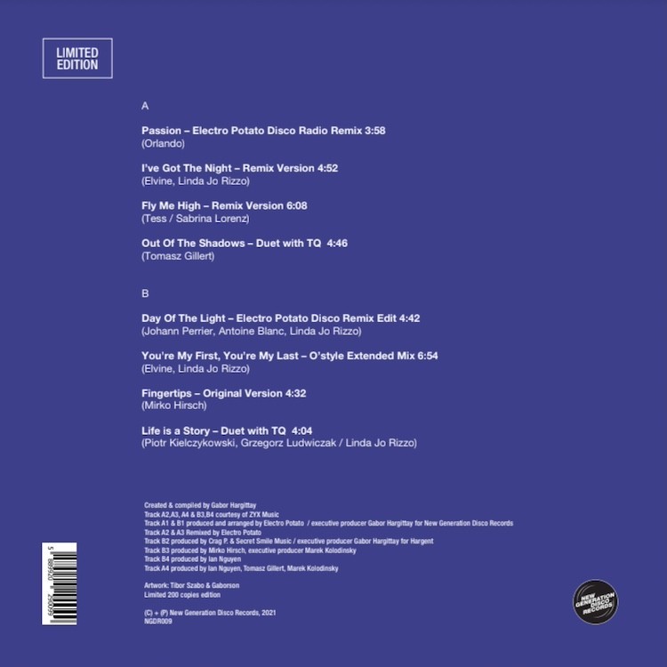 LINDA JO RIZZO - SPECIAL REMIX COLLECTION (PURPLE VINYL)