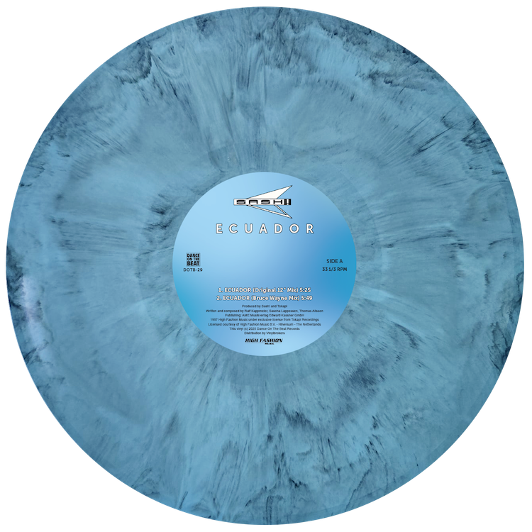 SASH - ECUADOR (BLUE MARBLED VINYL)