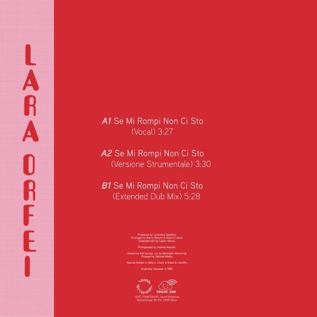 LARA ORFEI - SE MI ROMPI NON CI STO (VINYL)