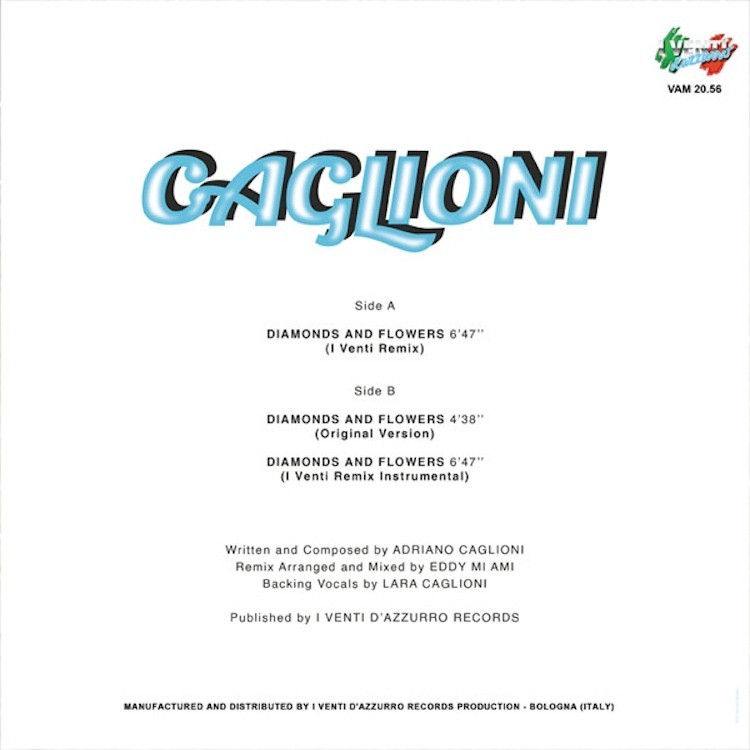 CAGLIONI - DIAMONDS AND FLOWERS (VINYL)