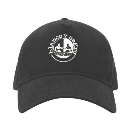 GORRA BLANCO Y NEGRO MUSIC