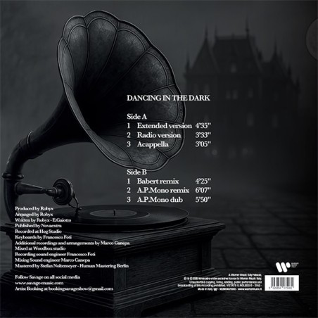 SAVAGE - DANCING IN THE DARK (VINYL) SAVAGE - DANCING IN THE DARK (VINYL)