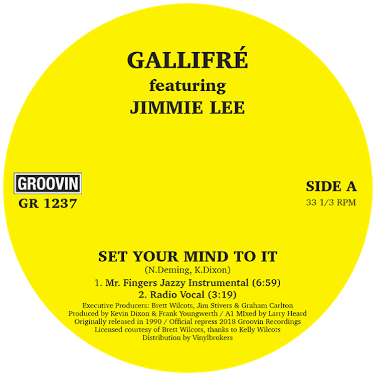 GALLIFRÉ FEAT.  JIMMIE LEE  - SET YOUR MIND TO IT