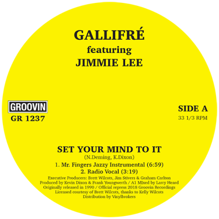 GALLIFRÉ FEAT.  JIMMIE LEE  - SET YOUR MIND TO IT
