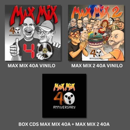 MAX MIX 40A + MAX MIX 2 40A + BOX CD ANIVERSARIO