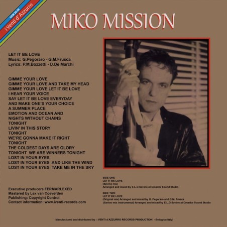 MIKO MISSION - LET IT BE LOVE (ORANGE VINYL)