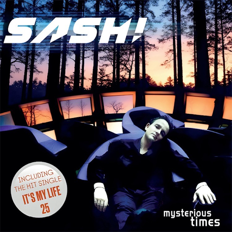 SASH - MYSTERIOUS TIMES / IT'S MY LIFE (SPLATTERED WHITE AND BLACK)