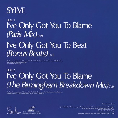 SYLVE - I'VE GOT YOU TO BLAME (VINYL)