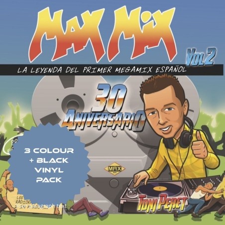 PACK COLOURED MAX MIX 30 ANIVERSARIO Vol.2 (VINYL)
