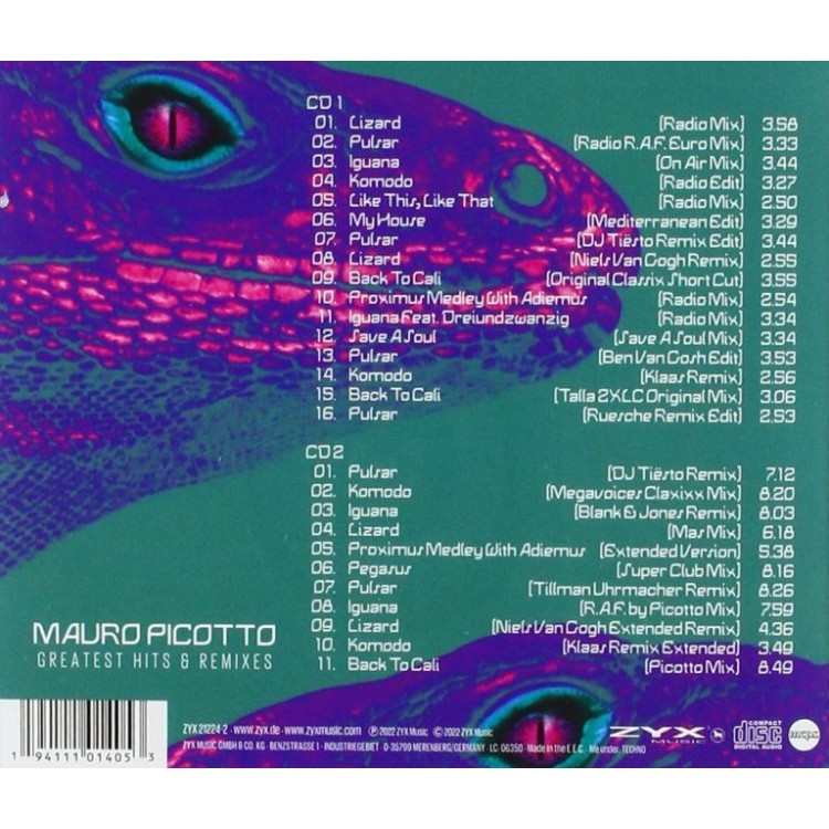 MAURO PICOTTO - GREATESTS HITS & REMIXES (2CD)