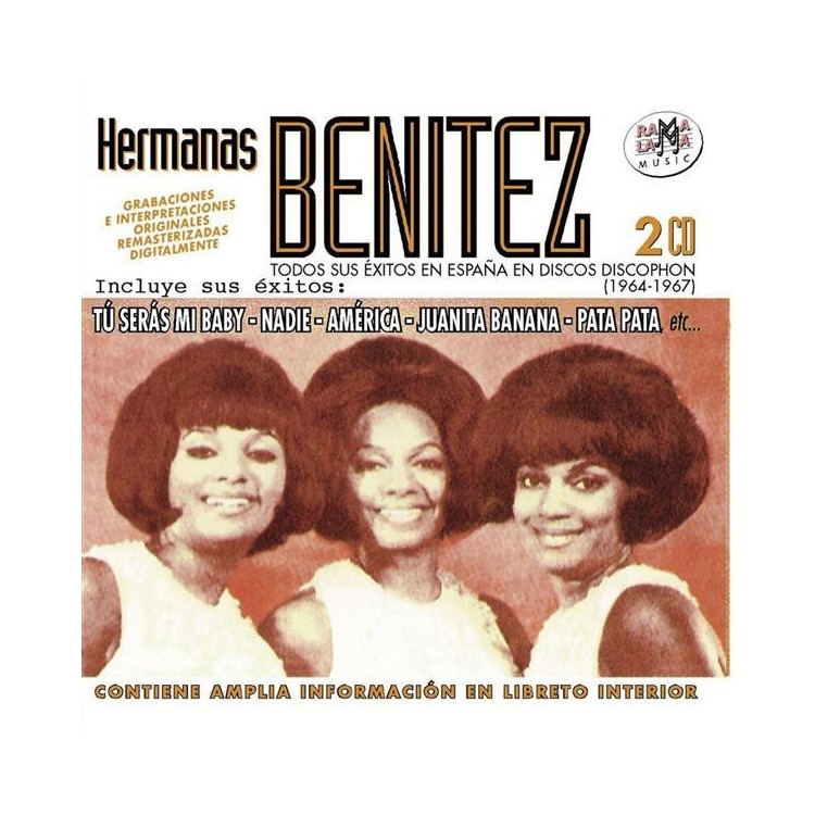 HERMANAS BENITEZ - TODOS SUS EXITOS EN ESPAÑA EN DISCOS DISCOPHON