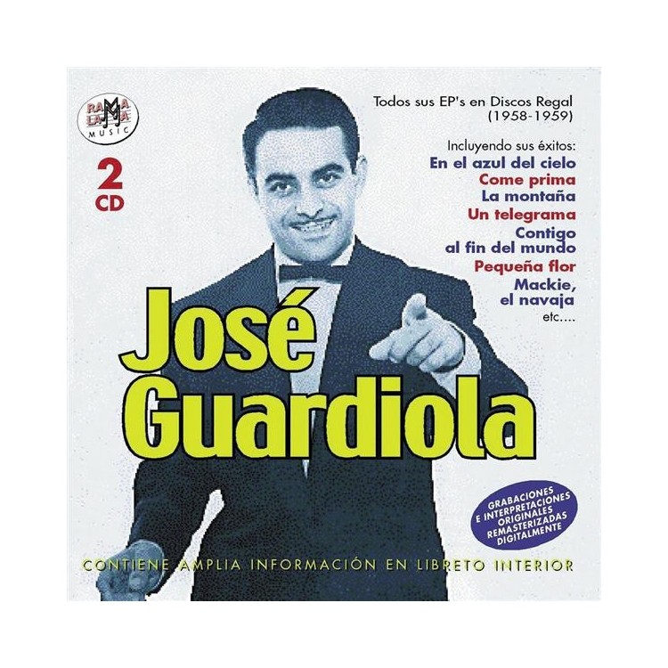 JOSE GUARDIOLA - TODOS SUS EP'S EN DISCOS REGAL (1958-1959)